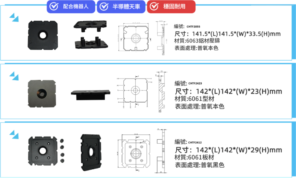 Wafer Cassette機械手臂專用客製夾取配件